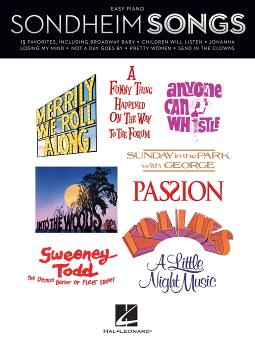 Title details for Sondheim Songs for Easy Piano (Songbook) by Stephen Sondheim - Available